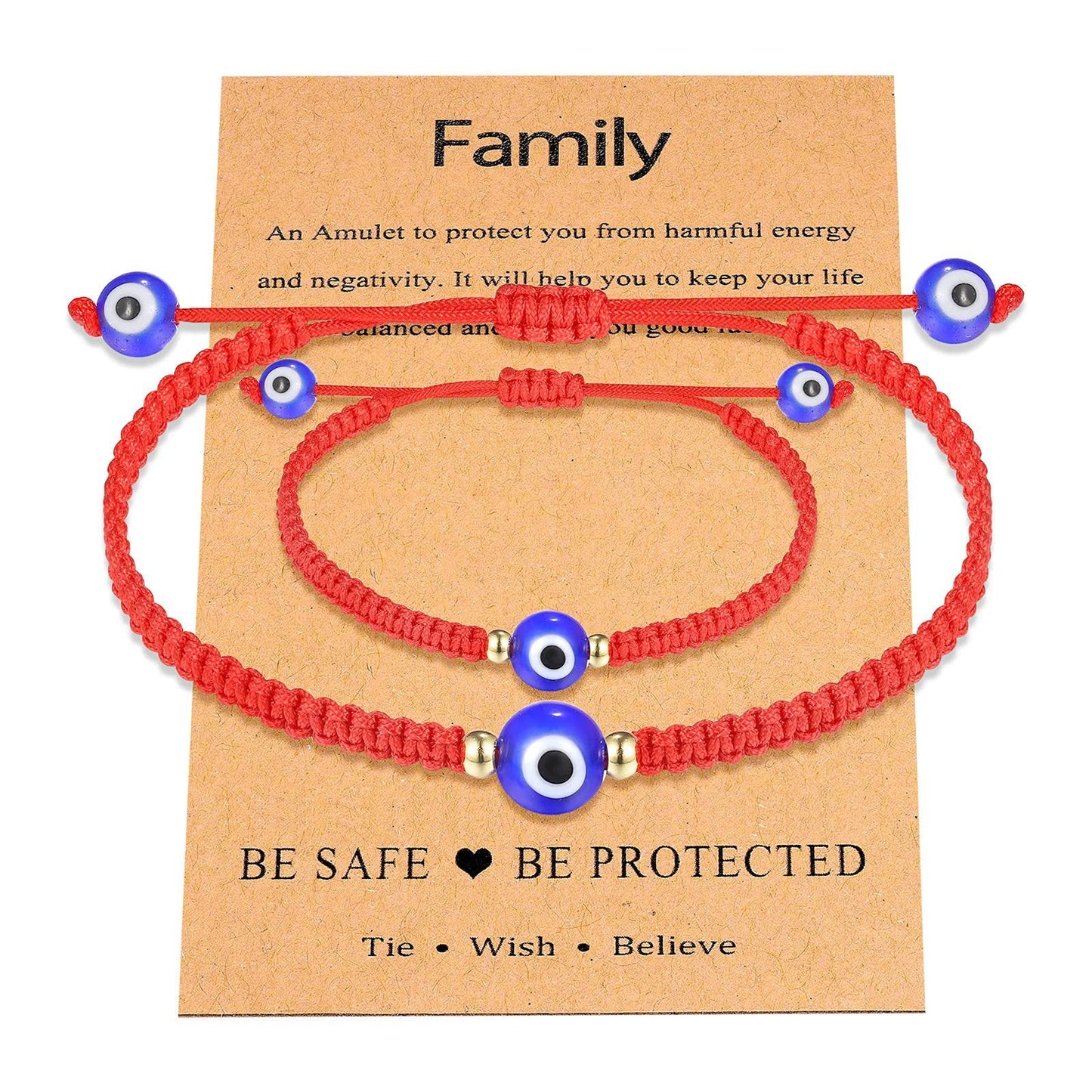 Eye Carrying Strap Black Spacer Beads Bracelets