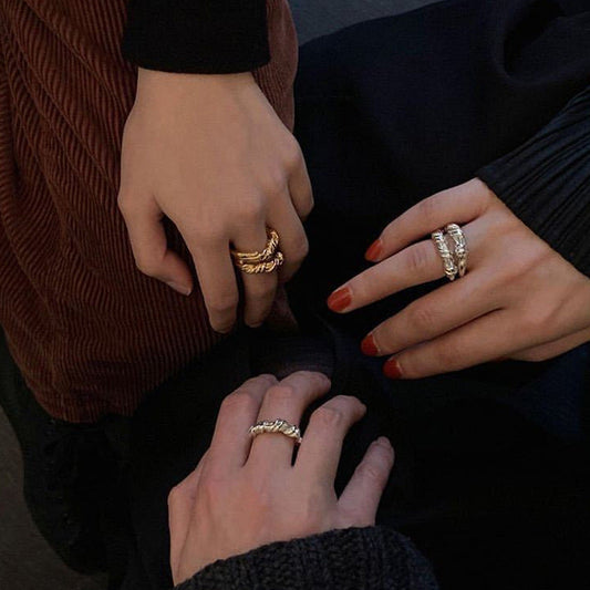 Fashion Personality Hipster Cold Style Gold Rings