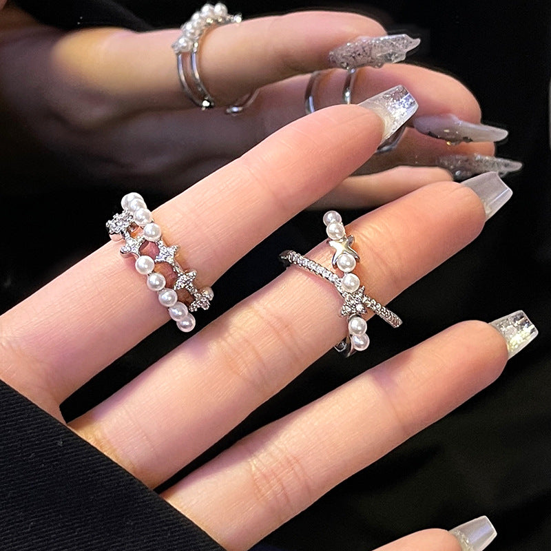 Women's Personalized Minority Style High-grade Light Luxury Rings