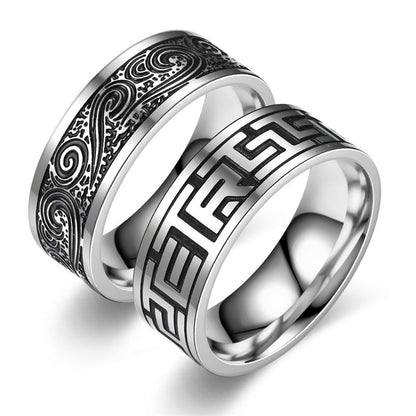 Men's Style Hand Jewelry Handsome Trendy Fashionable Rings