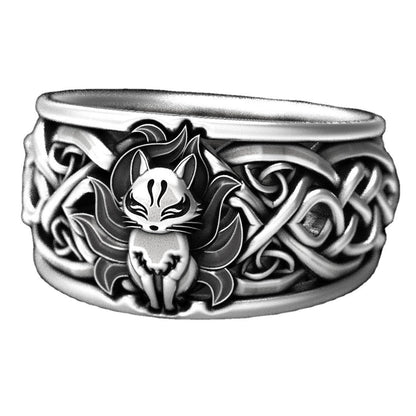 Men's Chiba Vikings Fox Fashion Vintage Thai Rings