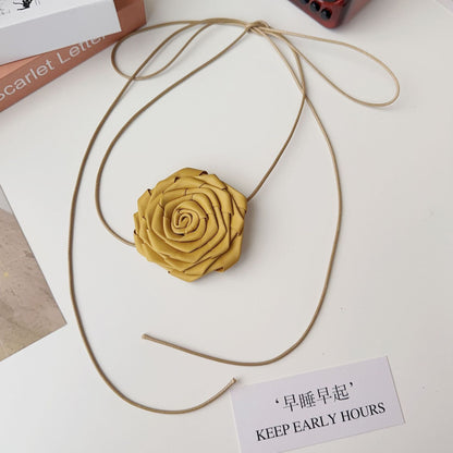 Collar Homemade Handmade Flower Strap Gorgeous Mix Necklaces