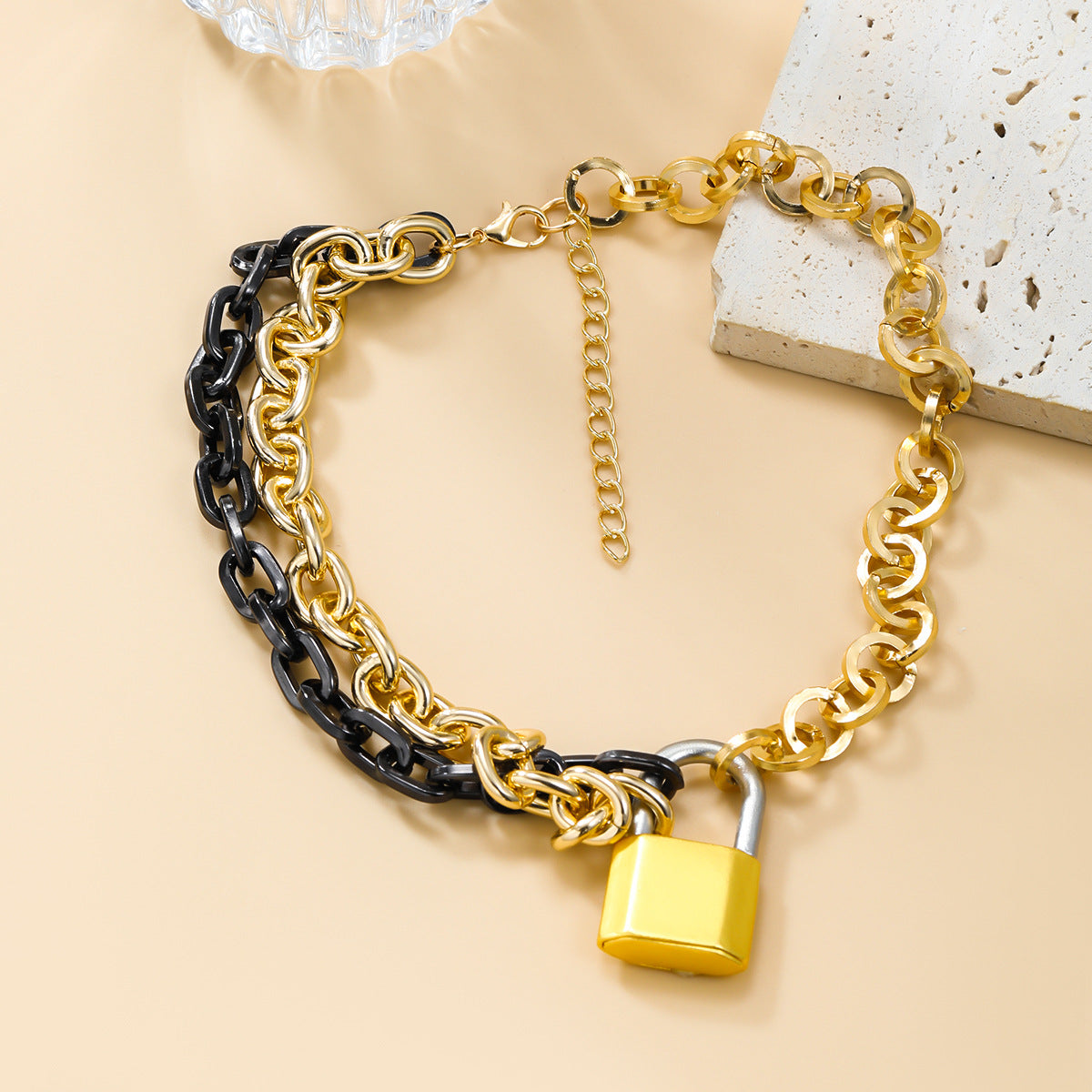 Alloy Exaggerated Female Trend Punk Pendant Necklaces