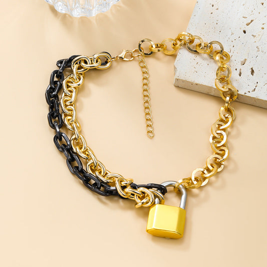 Alloy Exaggerated Female Trend Punk Pendant Necklaces