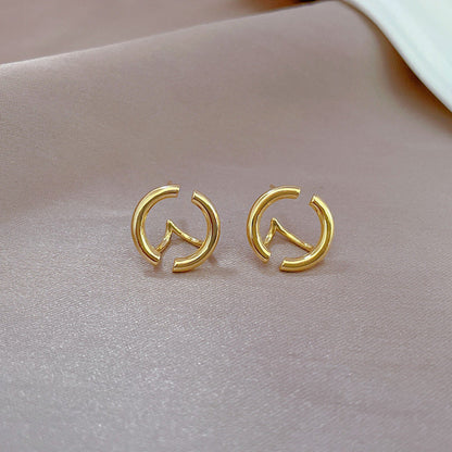 Diamond Geometric Ear Female Temperament Long Fringe Earrings