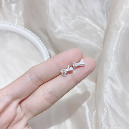 Sier Female Simple And Compact Delicate Earrings