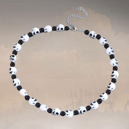 Men's Trend Punk Hip Hop Black And Necklaces