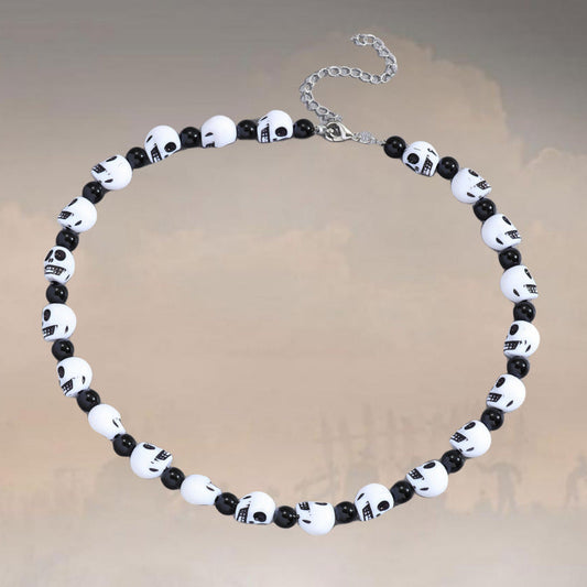 Men's Trend Punk Hip Hop Black And Necklaces