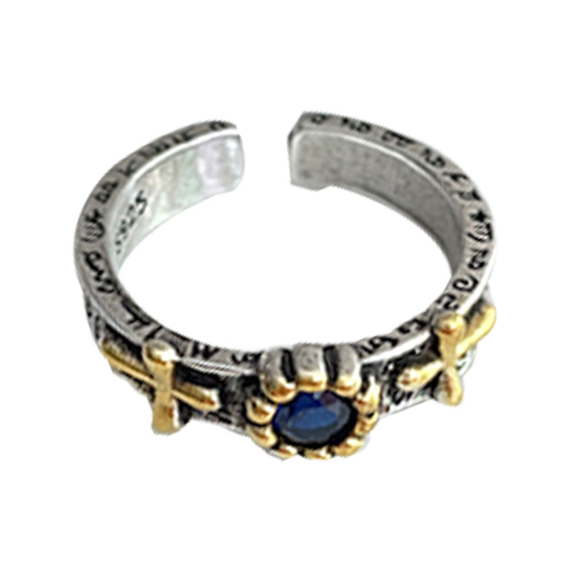 Women's Lan Sier Cross Love Personalized Opening Rings