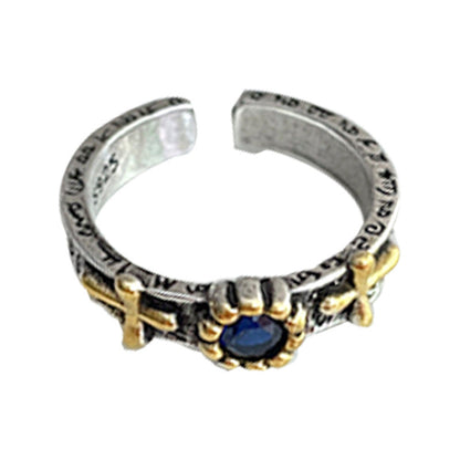 Women's Lan Sier Cross Love Personalized Opening Rings