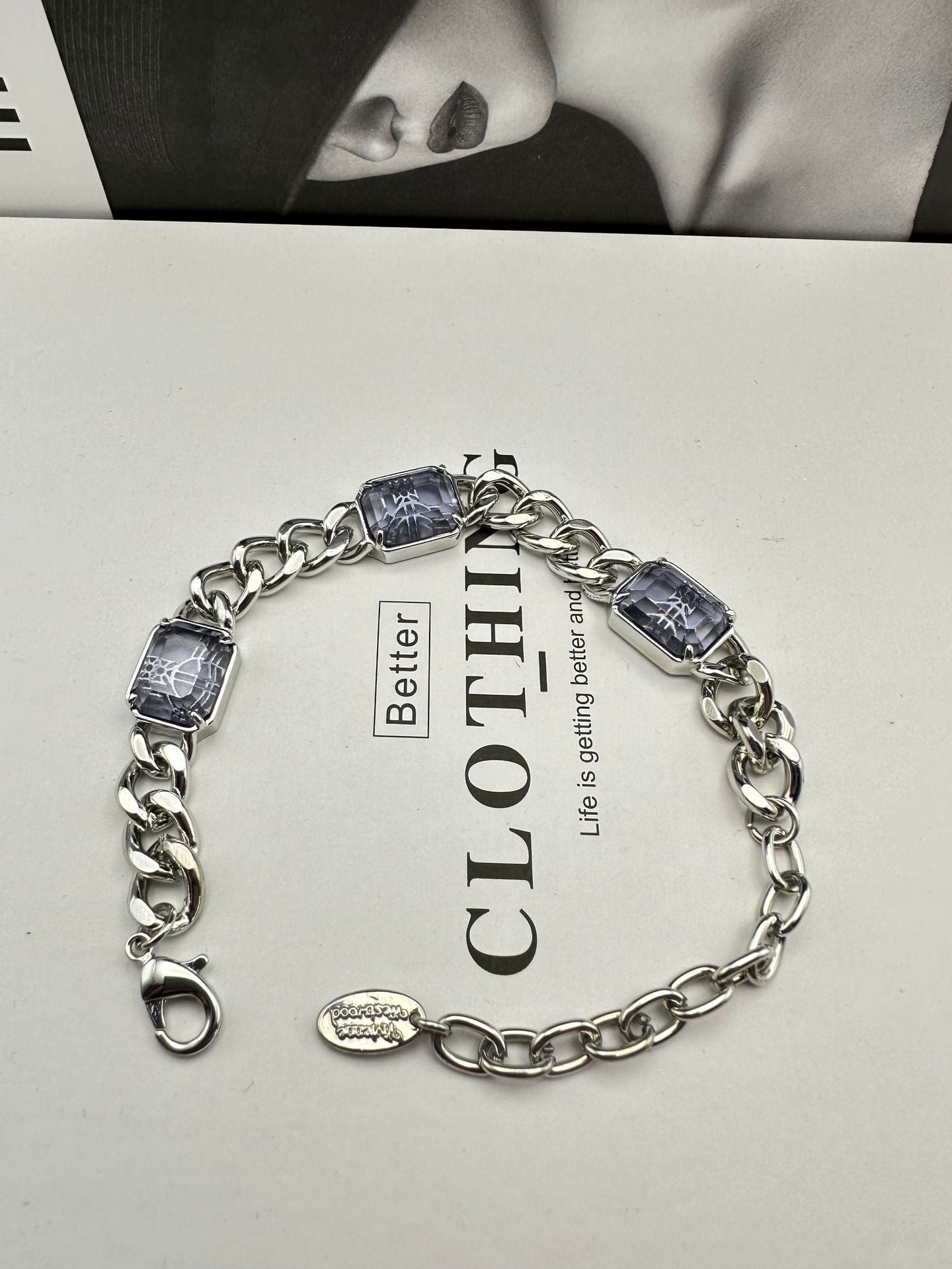 Three-color Summer Square Sugar Saturn Pattern Bracelets