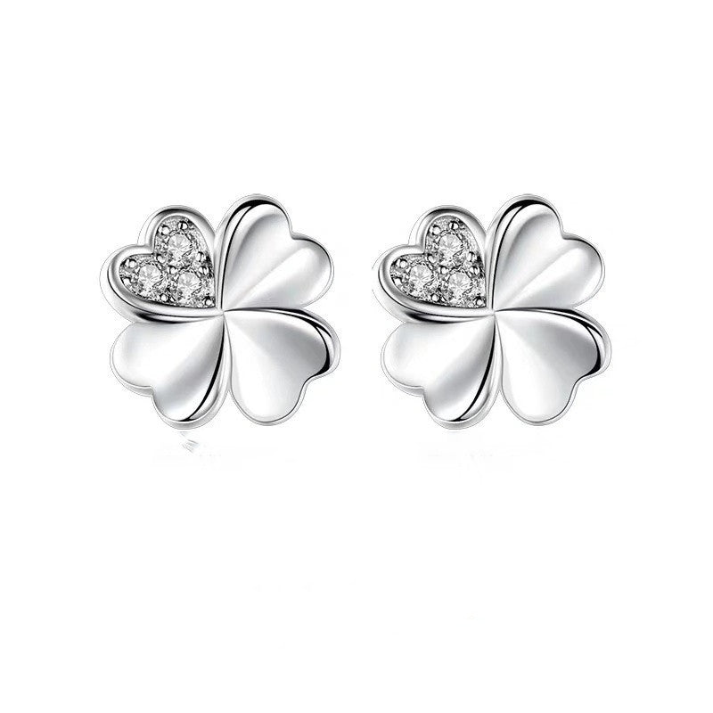 Women's Clover For Compact Mini Simple Niche Earrings
