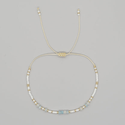 Women's Special Interest Light Luxury Style Personality Jewelry Colorful Bead Bracelets