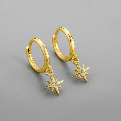 Pendant Ear Clip Female Temperamental Personalized Earrings