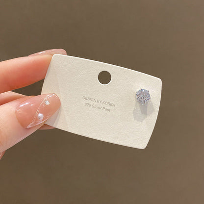 Women's Zircon Ear Bone Pin Design Sense Niche Earrings