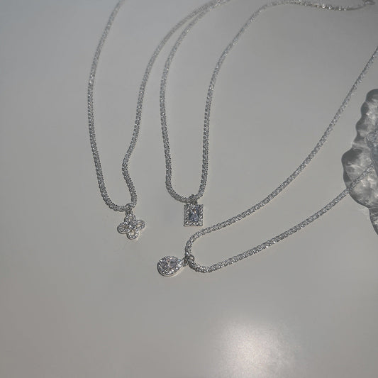 Zircon Pendant Female Light Luxury Minority Necklaces