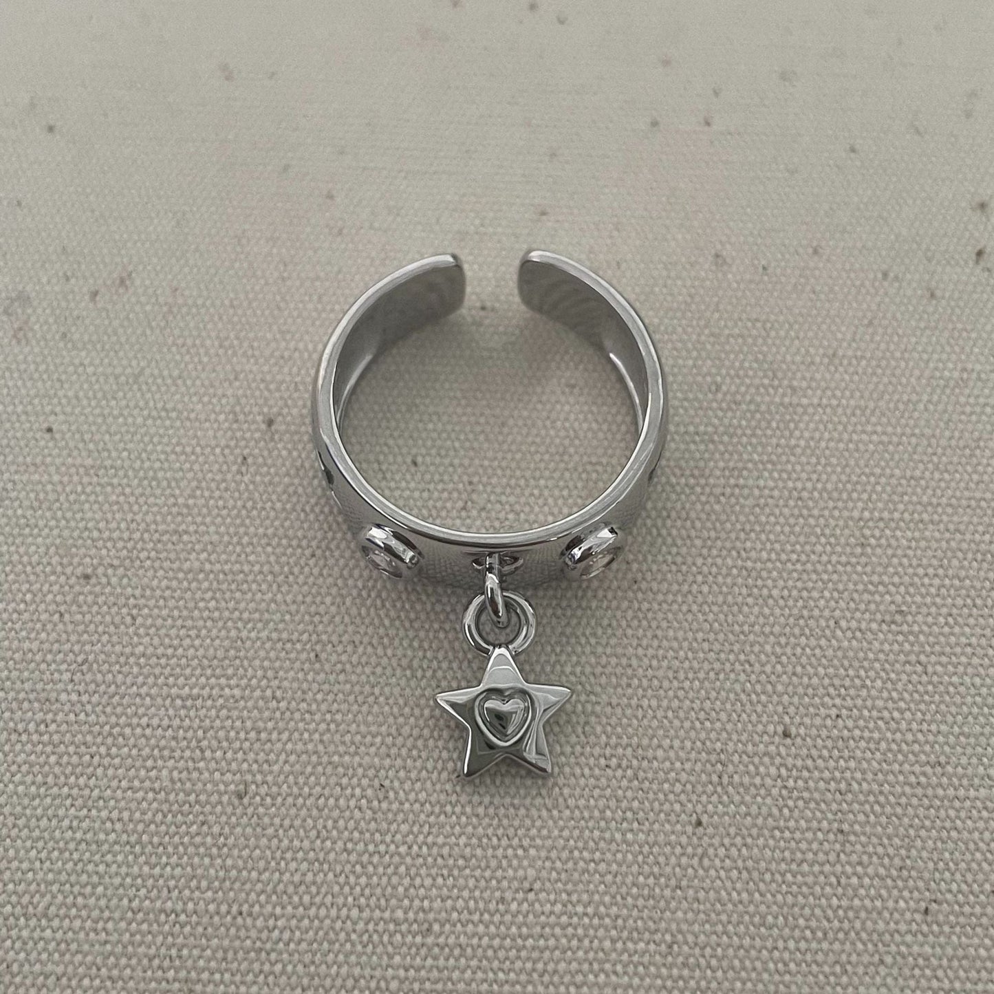 High-grade Cold Style Retro Sweet Star Rings
