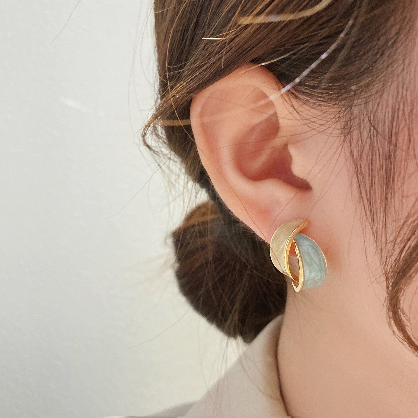 Women's Sier Needle French Minority High-grade Graceful Earrings