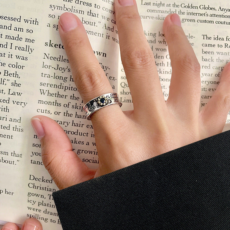 Women's Lan Sier Cross Love Personalized Opening Rings