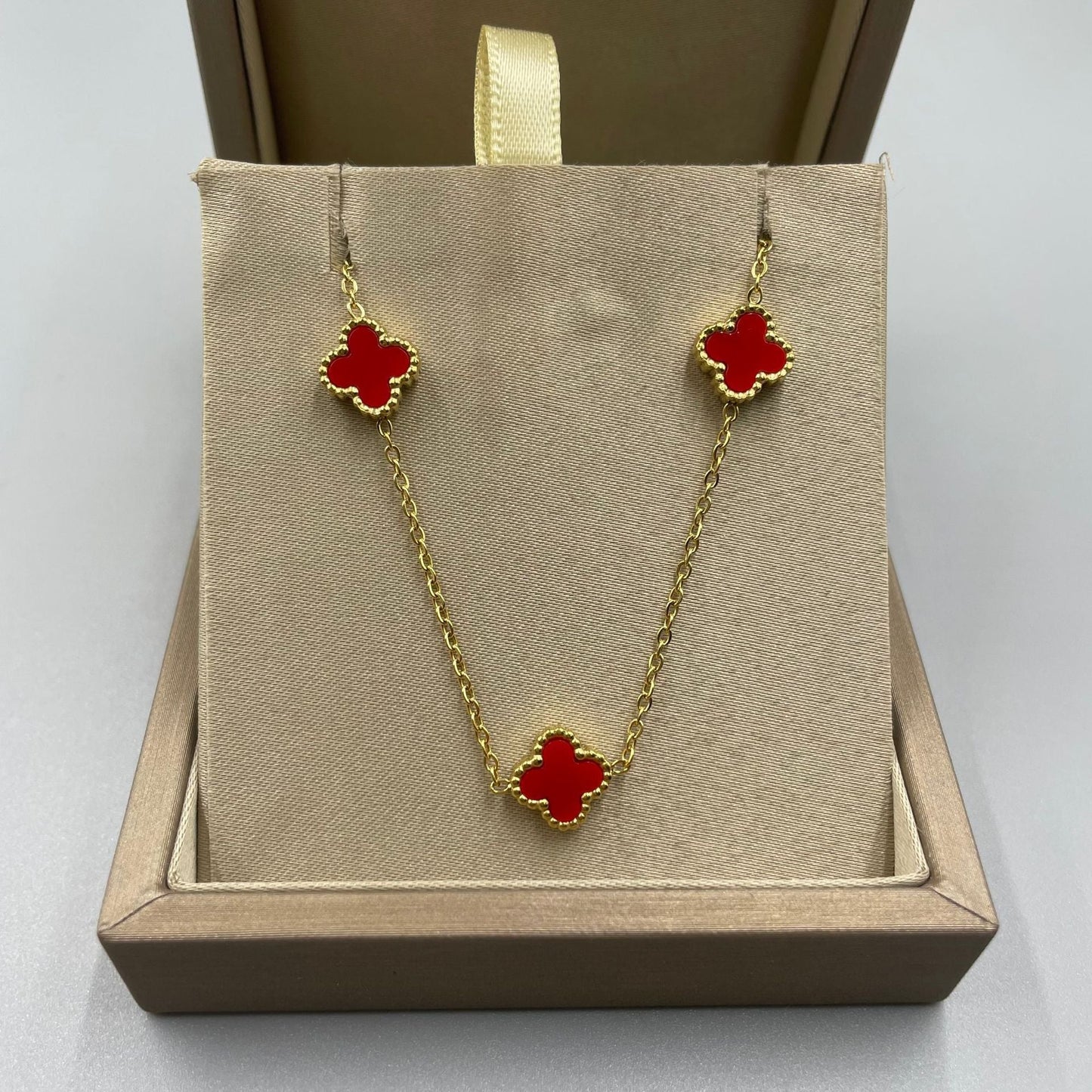 Double-sided Clover Pendant Clavicle Chain Trend Bracelets