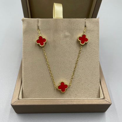 Double-sided Clover Pendant Clavicle Chain Trend Bracelets