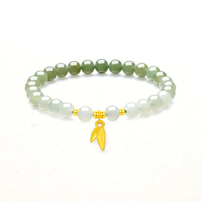 Women's Sier Style For Jade Golden Girlfriend Bracelets