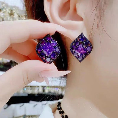 Women's Fashion Elegant High-grade Ear Luxury Light Earrings