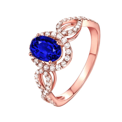 Live Imitation Natural Ruby Colored Gems Rings