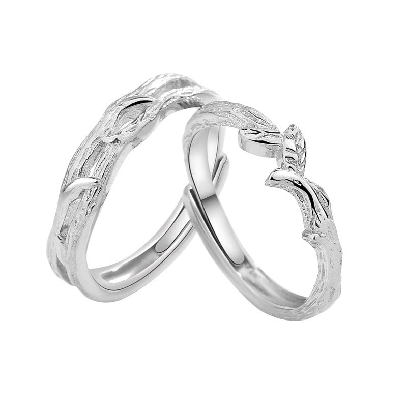 Women's & Men's & Luxury Minority Mori Style Design Sense Pair Rings