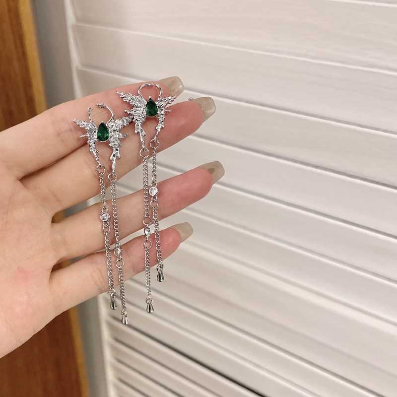 Butterfly Tassel Niche Design Cold Wind Ear Earrings