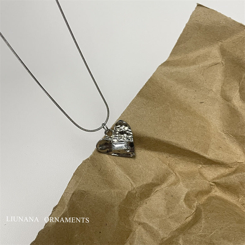 Women's Pattern Love High-grade Pendant Clavicle Chain Necklaces