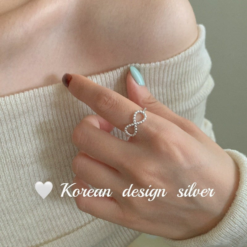 Design Sier Accessories Sterling Fine Twist Infinite Twin Rings