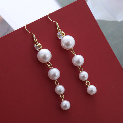 Commute Leisure Style Large And Small Earrings