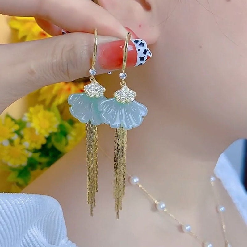 Design Unique Temperament Long Fringe High Earrings