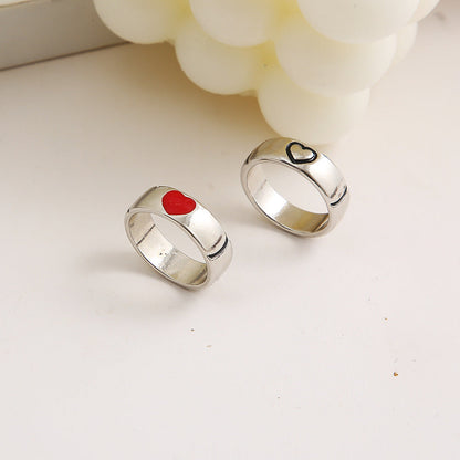 Women's & Men's Simple Couple And Combination Style Love Valentine's Rings
