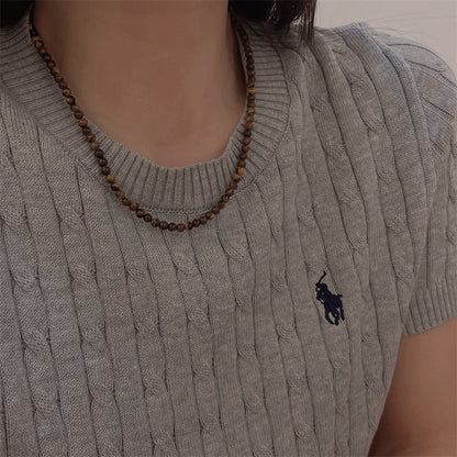 Women's Tigereye Beaded Niche Retro High Sense Necklaces