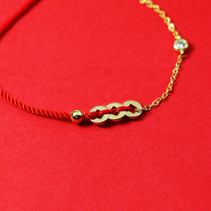 Red Rope Design Life Carrying Strap Bracelets