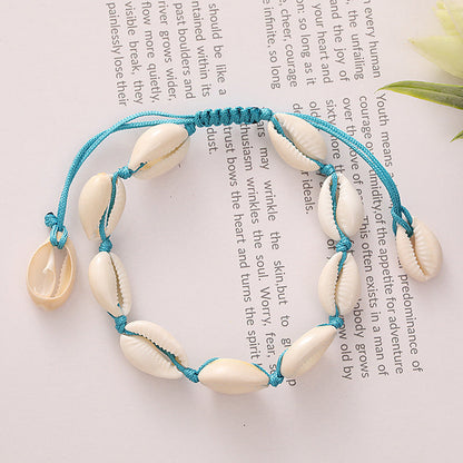 Seaside Style Beach Shell Ocean Woven Bracelets