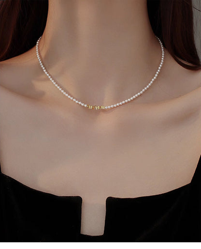 Women's Pieces Of Sier Shell Pearl And High-grade Beaded Light Necklaces