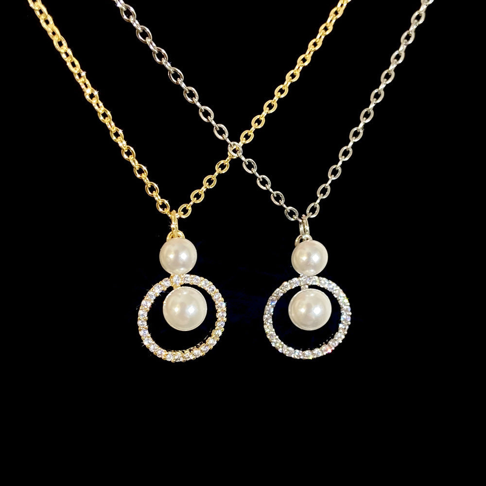 High-grade Micro Pendant Simple And Light Luxury Necklaces