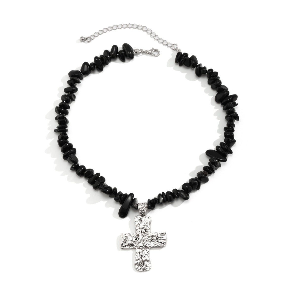 Ornament Irregular Beach Turquoise Cross Simple Necklaces