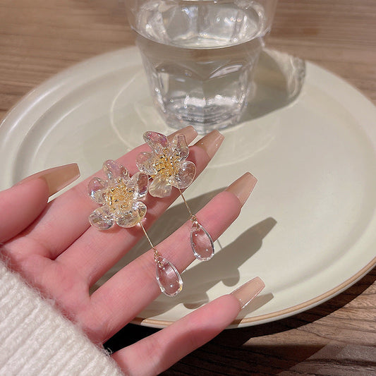 Women's Needle Light Luxury Minority Long Tassel Earrings