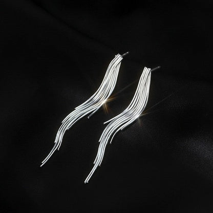 Sterling Sier Tassel Trendy Elegant Personalized Rings