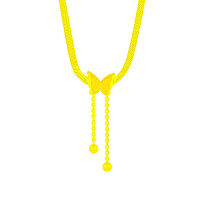 Women's Design Sweater Chain Elegant High Sense Titanium Necklaces