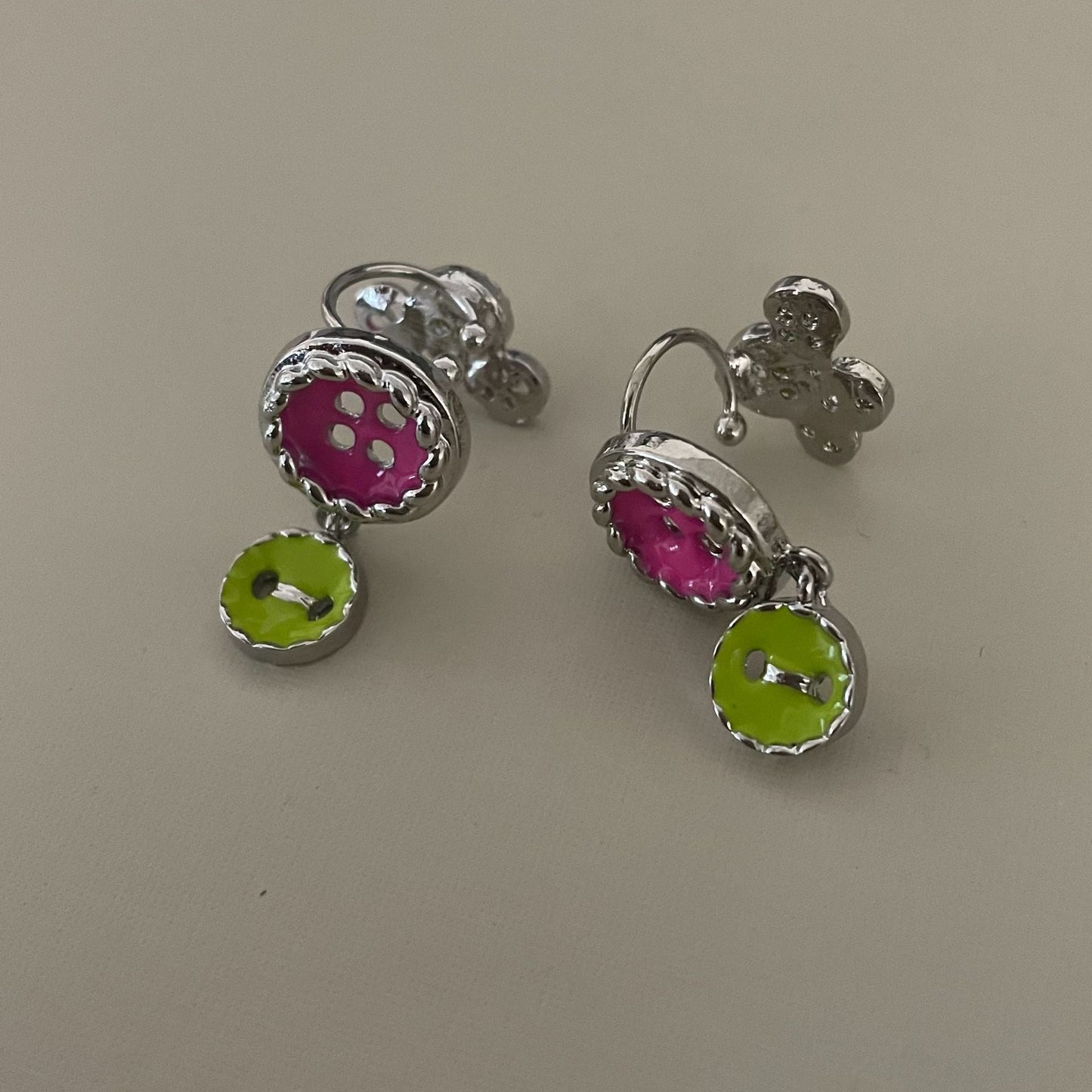 Sweet Colorful Christmas Design Versatile Daily Earrings