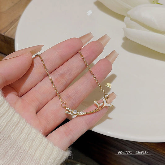 Women's Accessories Temperament Entry Lux Clavicle Chain Necklaces