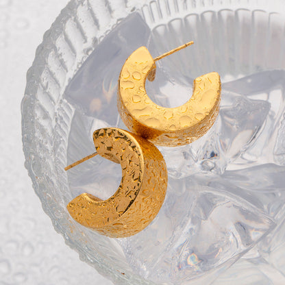 Steel Gold-plated Fashion Gold Stainless Shaped Rings