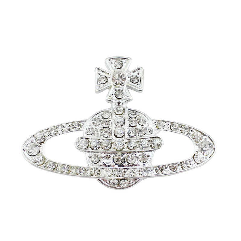 Planet Auricular Needle Simple Fashion Queen Mother Earrings