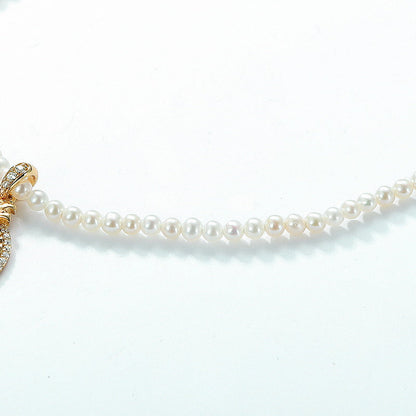 Simple Pearl Style Sterling Sier White Shell Necklaces