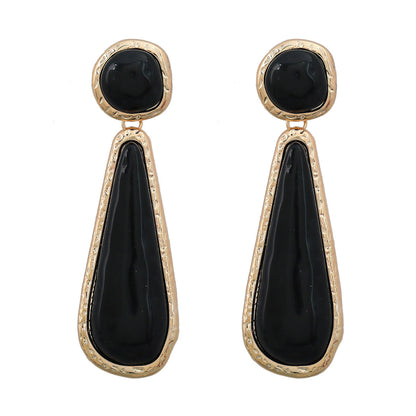Women's Summer Alloy Drop-shaped Resin Geometric Party Earrings
